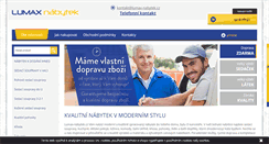 Desktop Screenshot of lumax-nabytek.cz
